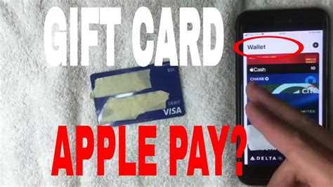 how to add visa gift card apple wallet